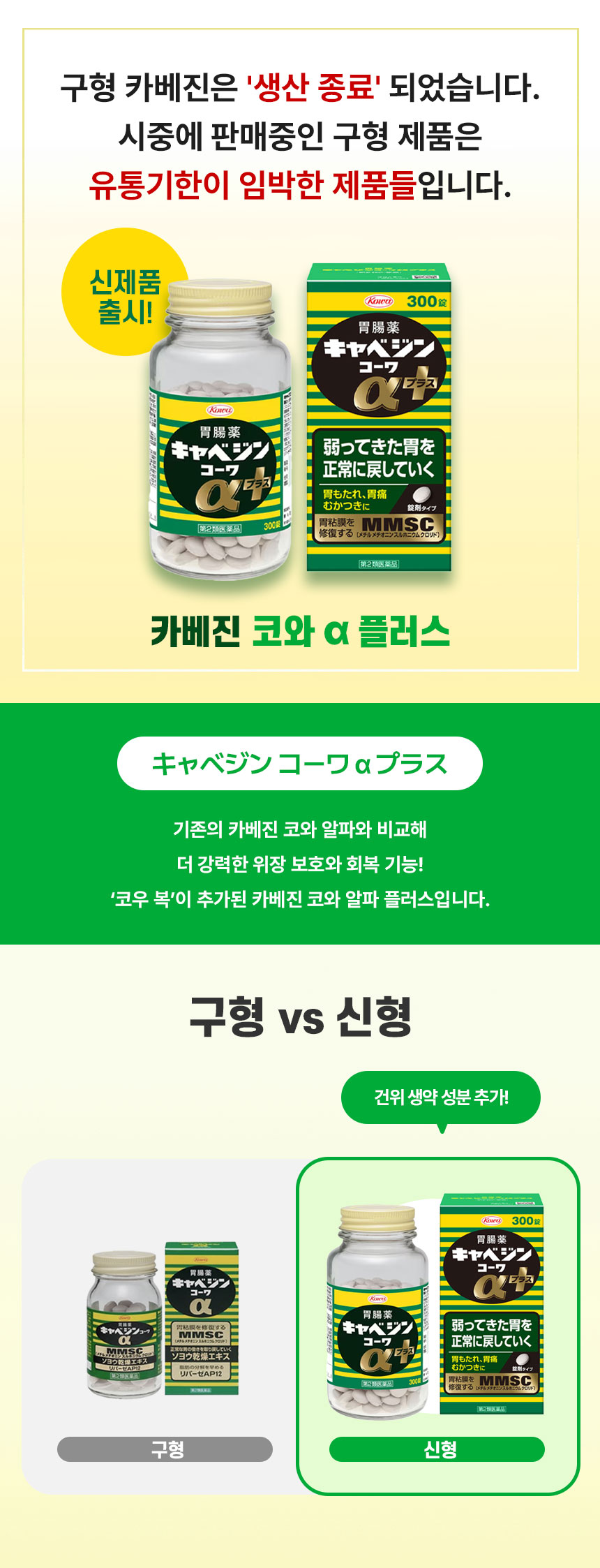 카베진 신형 설명